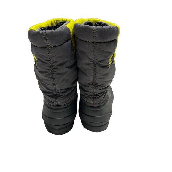 Sorel Kids' Flurry Weather Resistant Snow Boot Neon Lime/Black - Picture 3 of 5